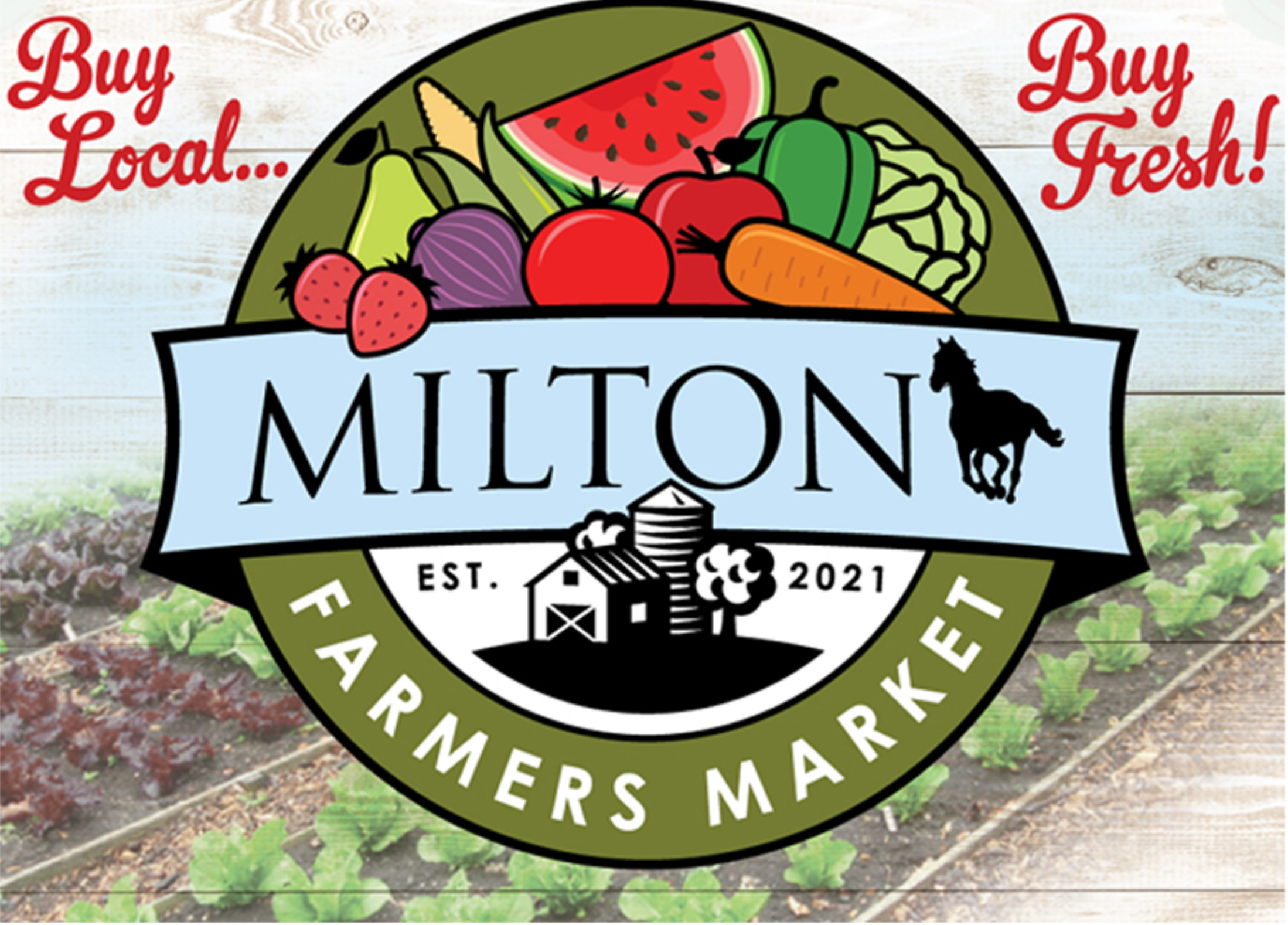 Find us at the Milton Farmers Market